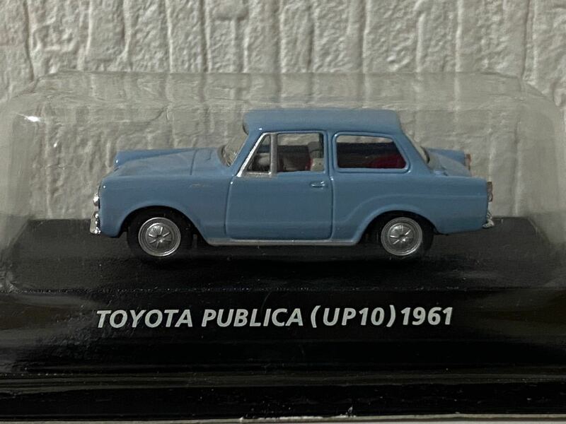 コナミ 1/64 トヨタ パプリカ UP10 1961 ライトブルー KONAMI TOYOTA PUBLICA