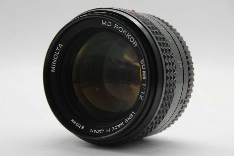 【外観美品】 ミノルタ Minolta New MD Rokkor 50mm F1.2 レンズ s6001