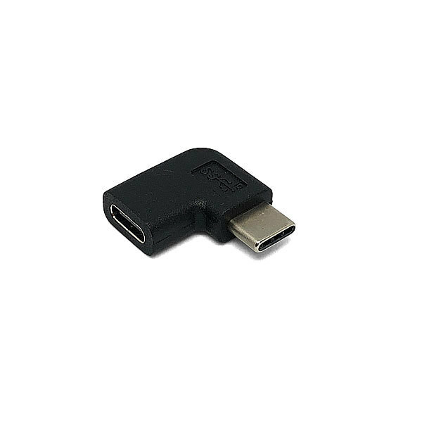 【D0019】USB-C L型変換アダプタ　90度変換　ケーブルの取り回しを改善　USB 3.1 最大 5Gbps