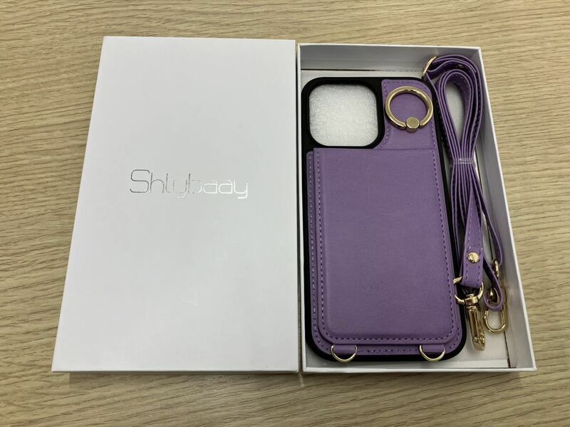 【未使用品】スマホケース Shlybaay iPhone 14 Pro Max パープル