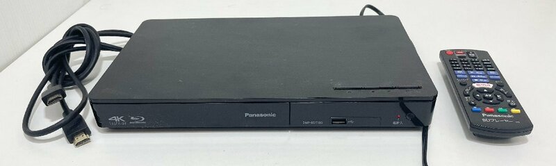 【中古】Panasonic　パナソニック　ブルーレイプレーヤー　DMP-BDT180　2022　動作未確認　リモコン付き