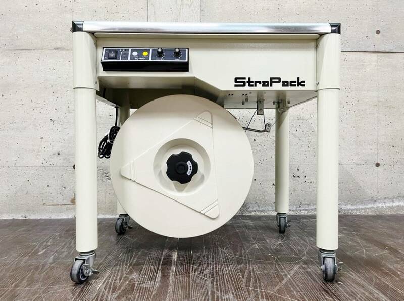2022年 Stra Pack 半自動梱包機 IQ-400 ストラパック スタンダードタイプ 業務用 半自動 結束機 店舗用品 パッキングマシン 結束器 荷物