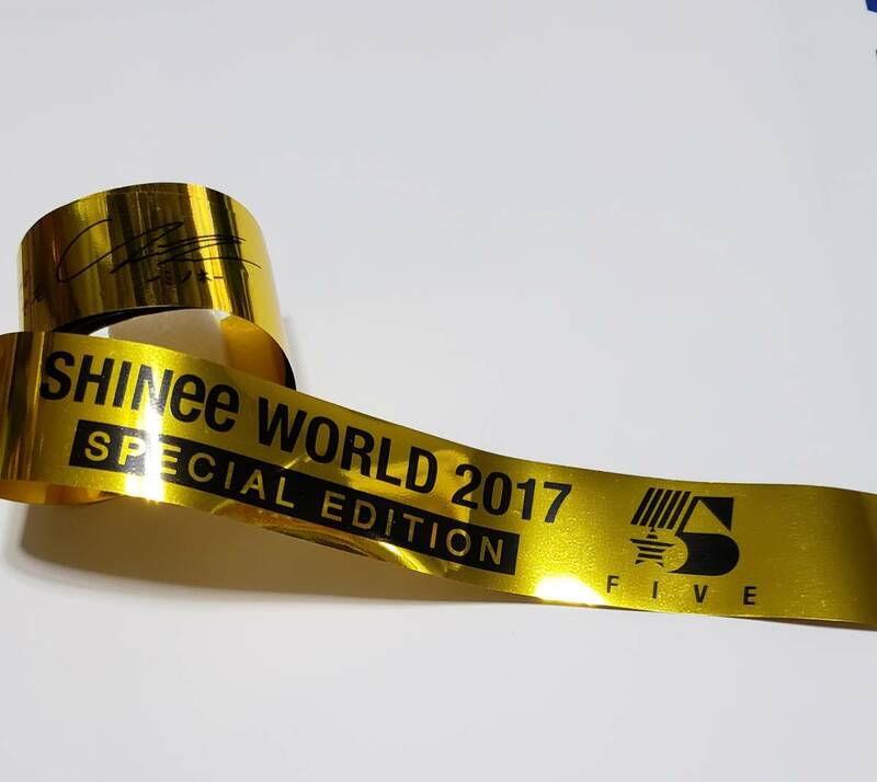 2017 SHINee WORLD ５　FAIVE　 金テープ