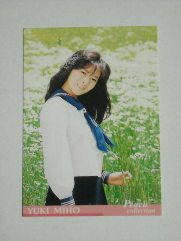 美穂由紀　＃１４　１９９９　クリスタル映像　ピーチコレクション　シングルカード　トレーディングカード　１枚です