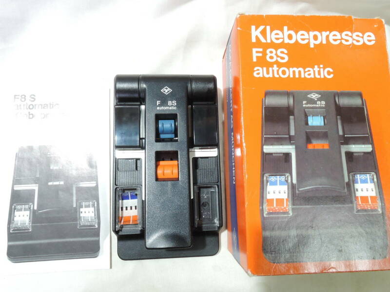 アグファ スーパー8 フィルムスプライサー 説明書/元箱付／Agfa Klebepresse F 8S automatic/Super 8 Film Splicer w Manual/Box