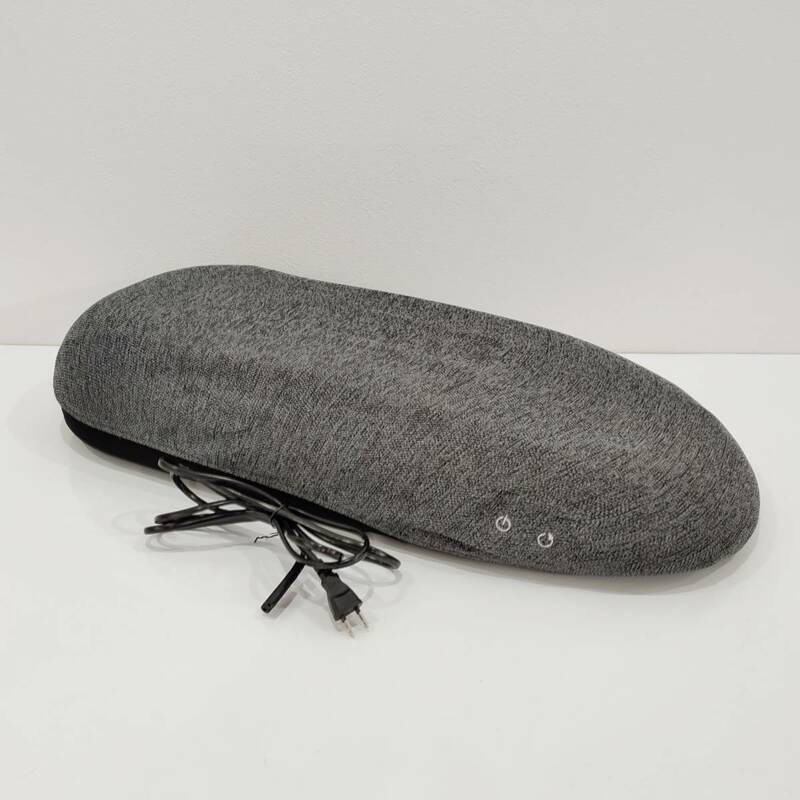 ●動作品 アンドメディカル soft stone back 背中用 電動マッサージ器 &MEDICAL グレー ソフトストーン バック Electrical Massager B882