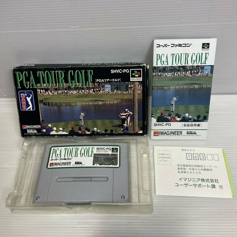 ◯x42 スーパーファミコン SFC PGA TOUR GOLF ツアーゴルフ