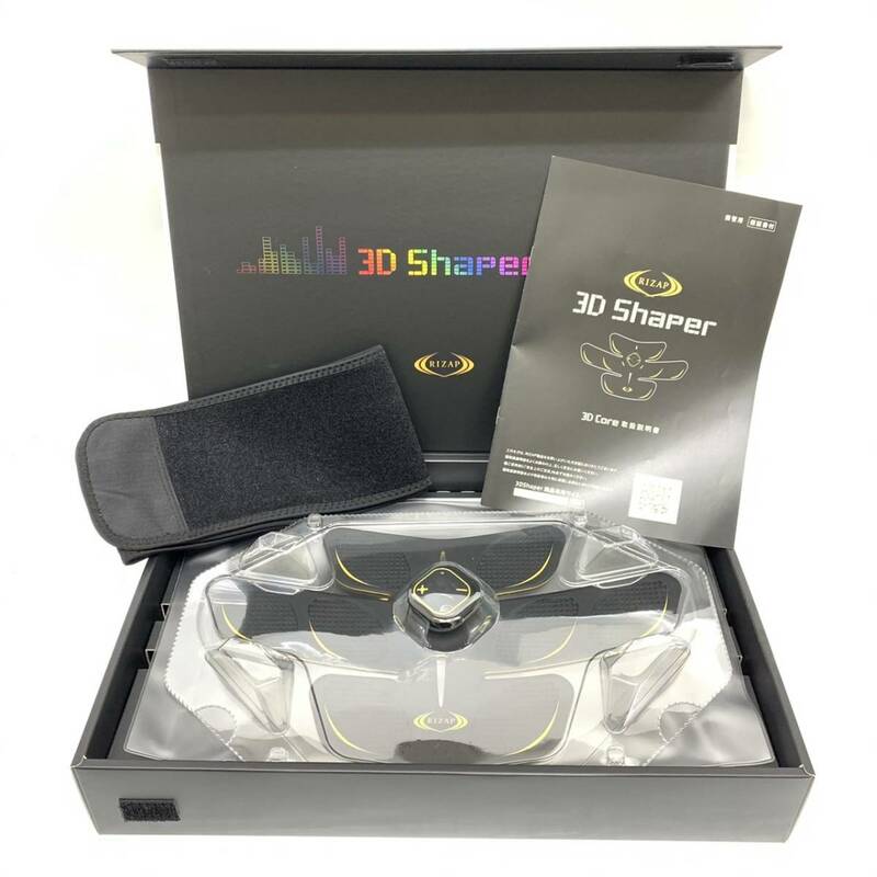 送料無料h56648 RIZAP ライザップ 3D Shaper シェイパー Core 腹筋ベルト EMS 腹筋 エクササイズ