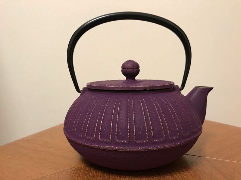 新品 ENCHAN-THE JAPON アンシャンテジャポン KIKU No.5 ヴィオレット 南部鉄器 ティーポット teapot カラーポット 岩鋳