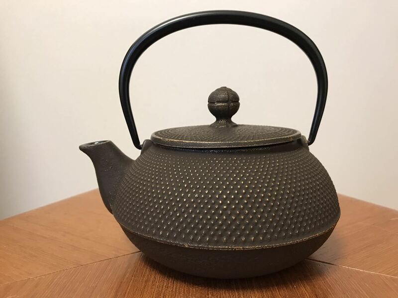 新品 ENCHAN-THE JAPON アンシャンテジャポン ARARE No.5 モカゴールド 南部鉄器 ティーポット teapot カラーポット 岩鋳　①