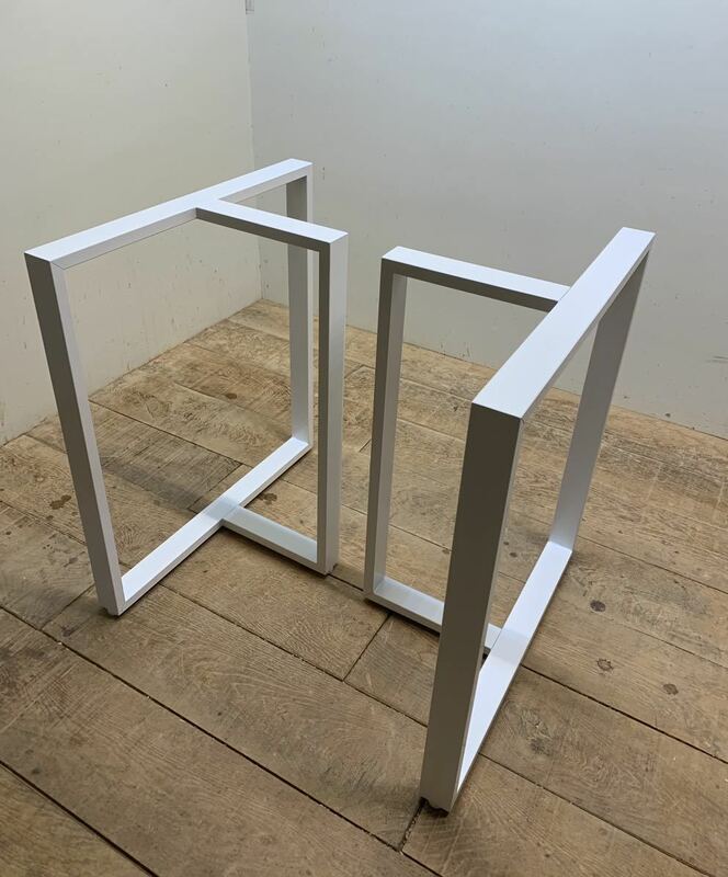 鉄脚（白色）　ちゃぶ台　座卓　DIY　天板　カウンター　棚板　皿　小物