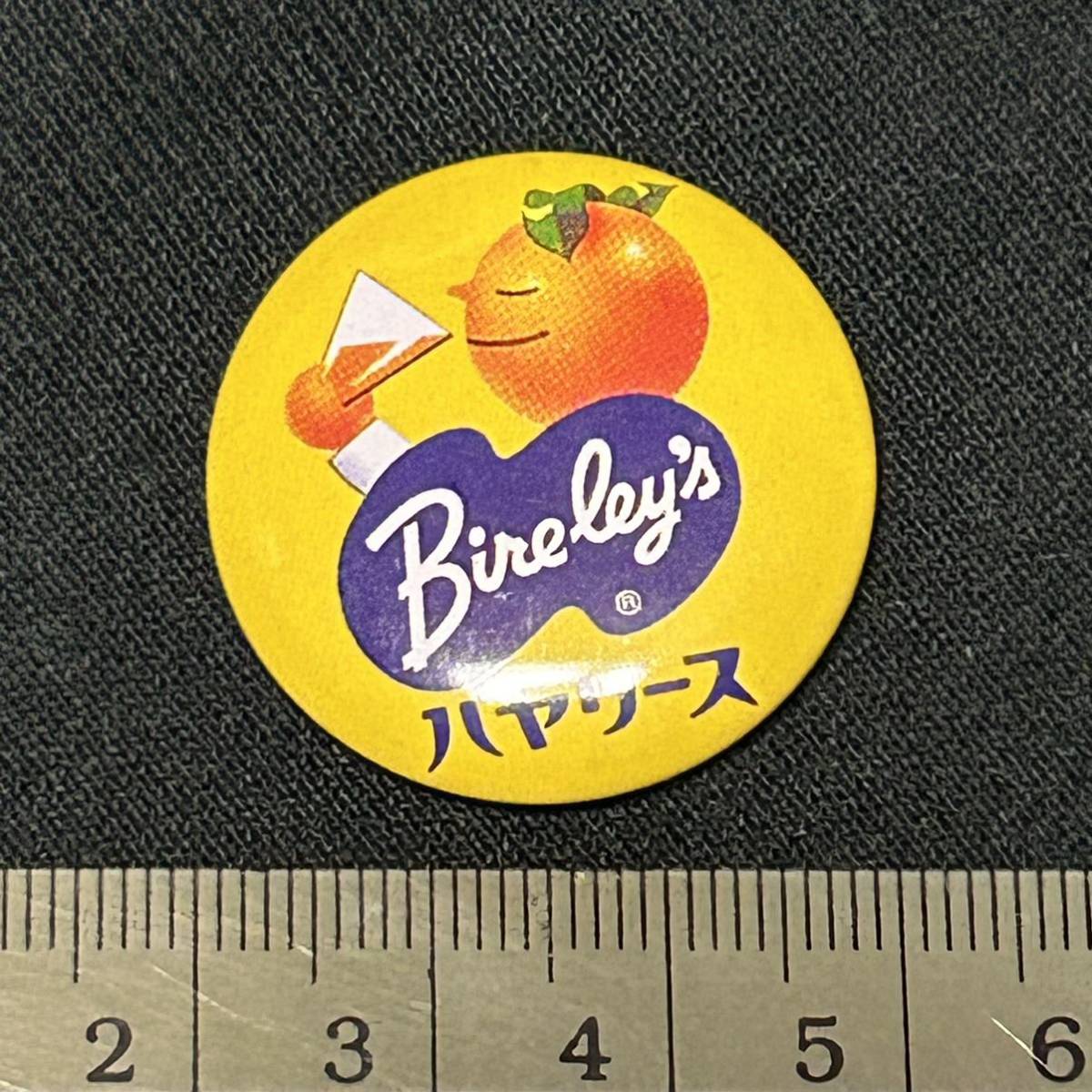 未使用品バヤリースBireley's缶バッチ　デッドストック