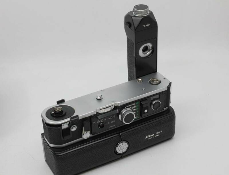 【動作確認済／超美品】 ニコン Nikon F2 モータードライブ MD-2 MB-1 MT4136