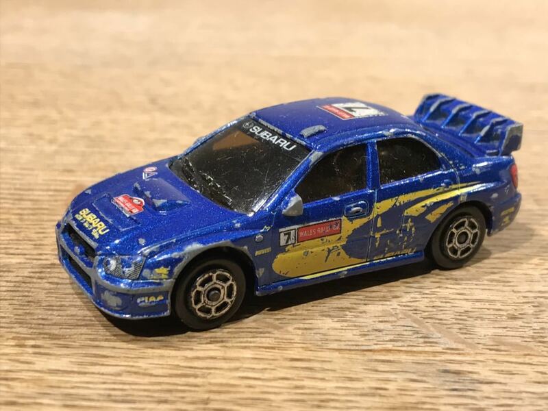 majorette SUBARU IMPREZA WRC マジョレット スバル インプレッサ 1/57 ミニカー 子供玩具 おもちゃ