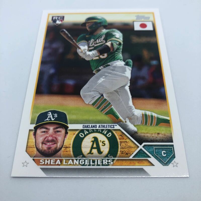 2023 Topps MLB Baseball JAPAN SPECIAL EDITION 2023 80 オークランド・アスレチックス シェイ・ランゲリアーズ