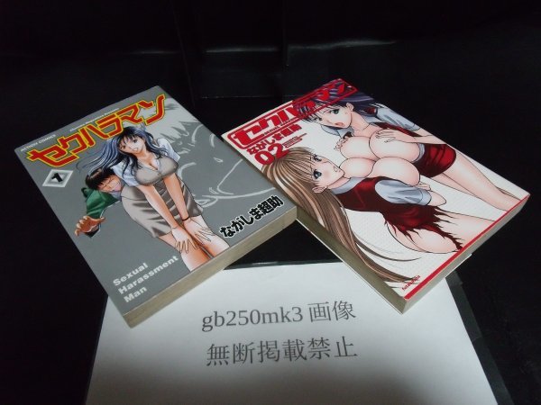 セクハラマン　 01・02巻　以下続刊　 ながしま 超助　　双葉社　01巻3版です。02巻初版です。
