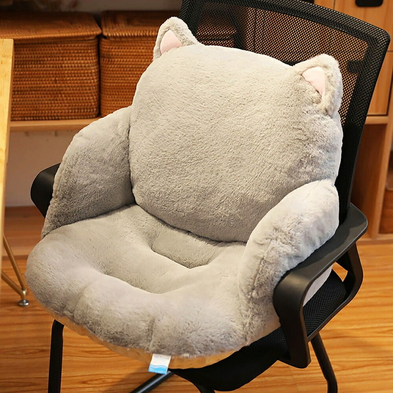 椅子 クッション 座椅子 猫 グレー キャット ぬいぐるみ 抱き枕 動物 ネコ 猫ちゃん CAT アニマル かわいい チャーミング おもちゃ 誕生日
