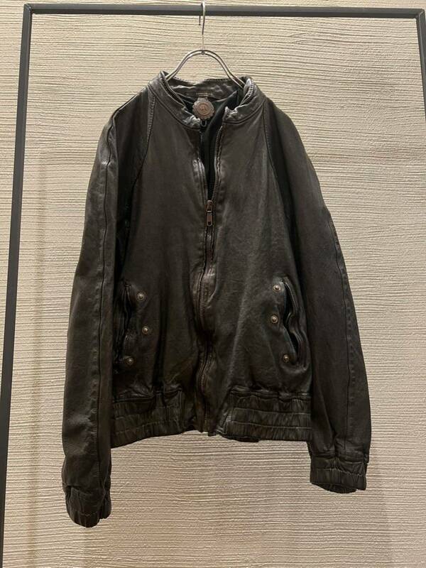 00s archive SANTACROCEレザー ジャケット ライダース　leather jacket Neil Barrett back lash rick owens julius incarnation l.g.b.