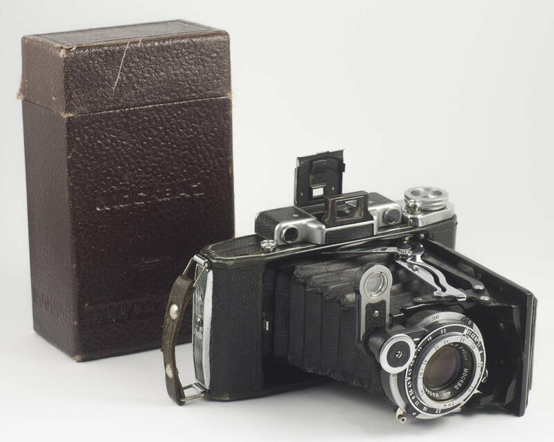 MOSKVA 2 MOSCOW モスクワ Industar 23 F/4.5 110mm 6x9 ソ連製中判折りたたみカメラ 1951 ★ 極上！