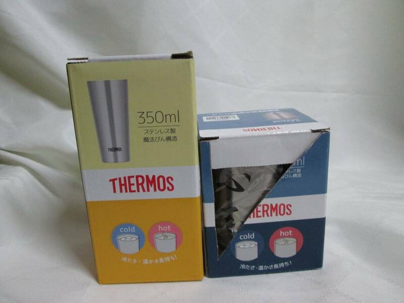 THERMOS　サーモス　ステンレスタンブラー、カップ　記名あり　真空断熱カップ