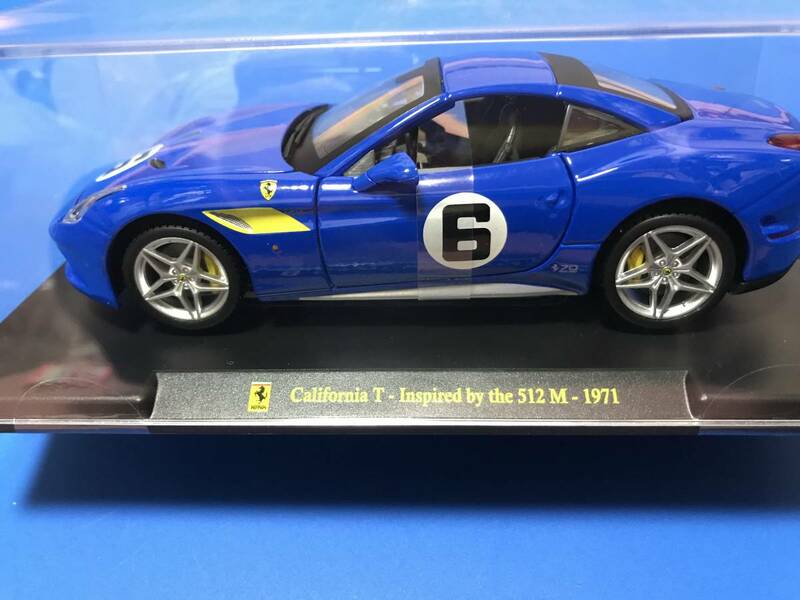 FERRARI OFFICIAL　CaliforniaT-Inspired by the 512M・1971 1/24 ダイキャストカーburago製F-14　