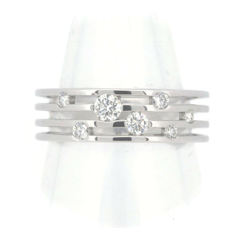 タサキ ダイヤモンド リング 指輪 0.29CT 12号 K18WG(18金 ホワイトゴールド) 質屋出品