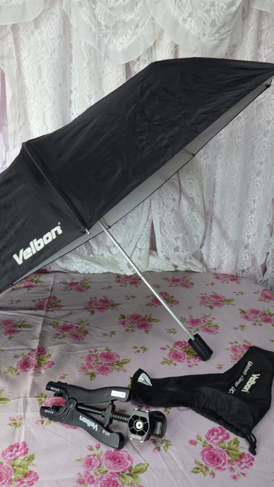  Velbon Umbrella Clamp UC-6 ストロボアンブレラ　直径95センチ