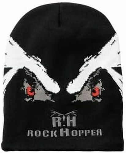 釣武者　C021 ROCKHOPPER ニット帽子　ブラックペンギン F