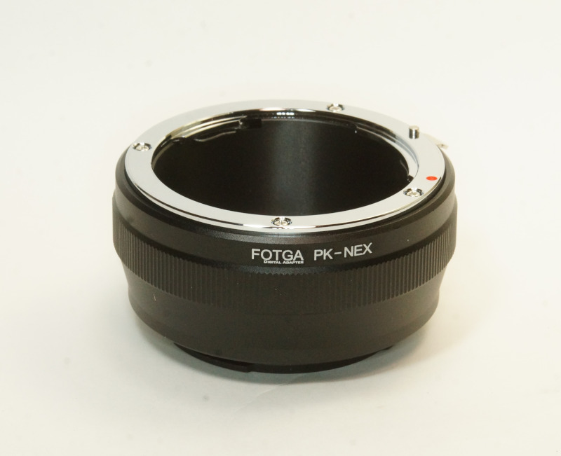 FOTGA PENTAX K -SONY α NEX Eマウントアダプター PK→NEX