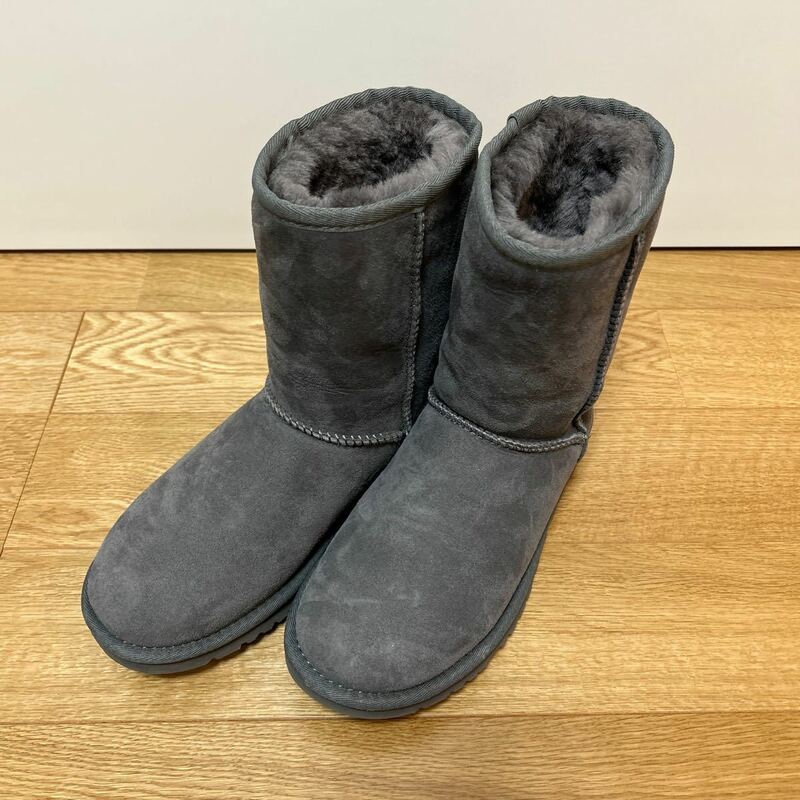 UGG アグ ムートンブーツ クラシックショート グレー 23センチ