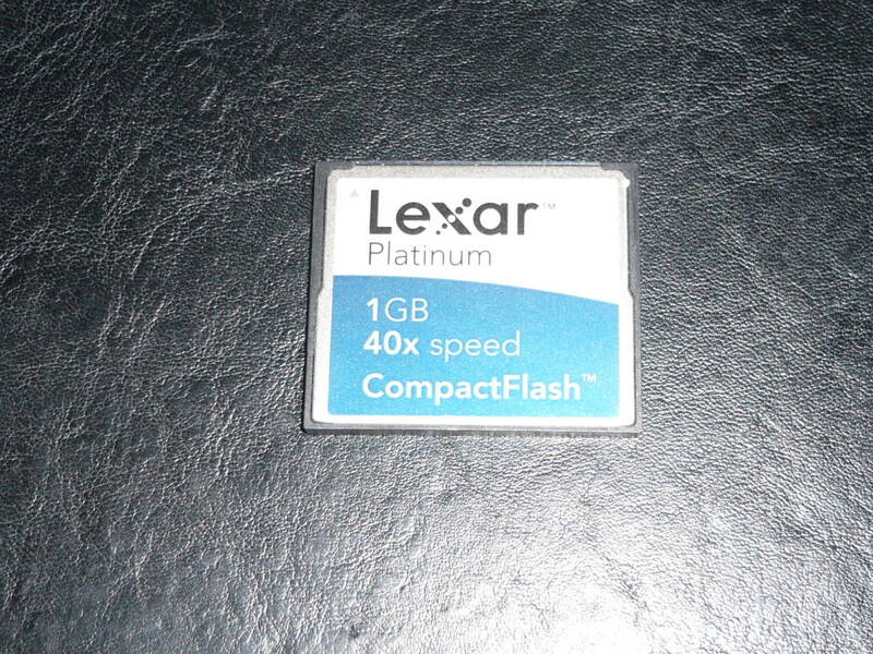 動作保証！Lexar Platinum CFカード 1GB　③