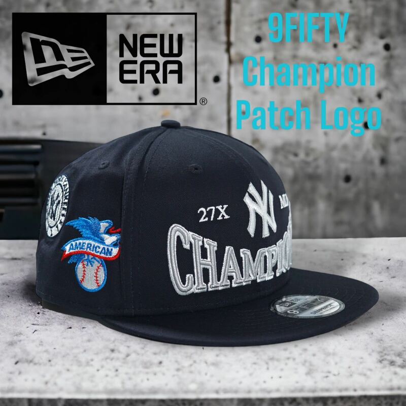 ◆日本未発売◆NEW ERA 9FIFTY New York Yankees Champions Patch Logo Cap / ニューヨークヤンキース　NY ニューエラ　キャップ