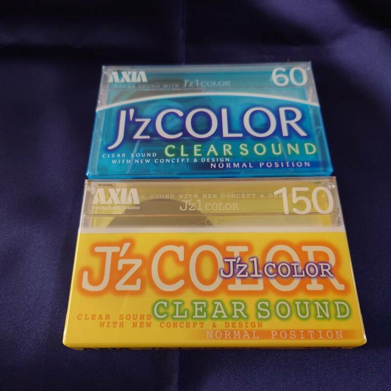 【未使用/未開封】 アクシア ジェイズ カラー AXIA J'z COLOR 150 60 ノーマル 2本セット カセットテープ