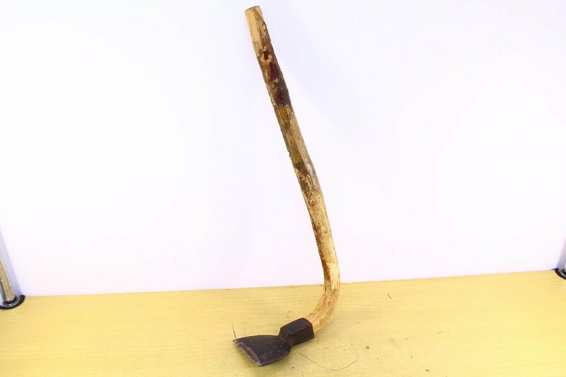 ●銘「梅弘」釿 ちょうな ちょんな 斧 おの オノ 手斧 刃幅12cm 木材の荒削り用 大工道具【10907791】