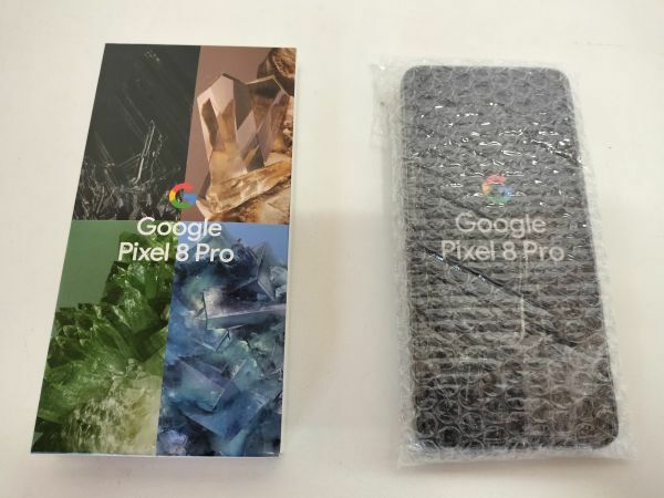 ☆未使用保管品　モックアップ　『Google Pixel 8 Pro』　Obsidian （オブシディアン） ※元箱付　黒　2023年製　展示品　スマートフォン　