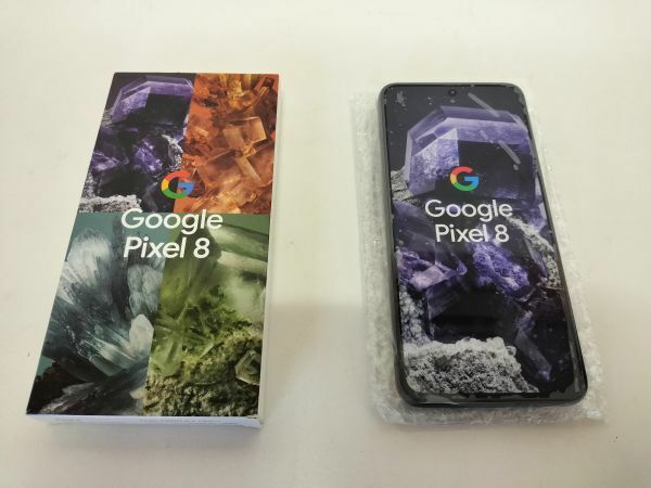 ☆未使用保管品　モックアップ　『Google Pixel 8』　Obsidian（オブシディアン） ※元箱付　黒　2023年製　展示品　スマートフォン　
