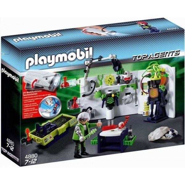 即決！新品 PLAYMOBIL プレイモービル 4880 ギャングスターのロボット研究所 
