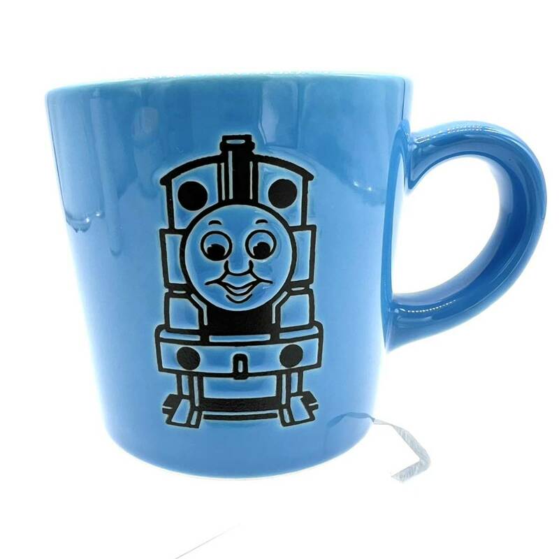 レア ヴィンテージ gullane thomas limited 2003 機関車 トーマス マグ カップ コップ 食器 陶器 青 ビンテージ コレクション ブルー