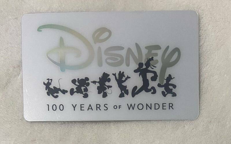 15-45. ディズニー　Disney ディズニーストア　カードステッカー　ディズニー100 プルート ミッキー ミニー　ディズニー　グーフィー 