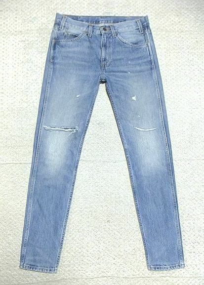 極上:リーバイス(LEVI'S VINTAGE CLOTHING)LVC 606.スリム スキニーデニム 29×32(1969年モデル/27500円/Big E/チェーンステッチ/W82股下78