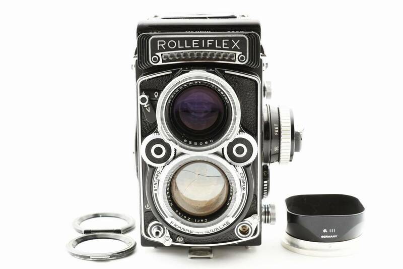 14144　早い者勝ち！★OH済良上品★ Rolleiflex 2.8F Planar 80mm F2.8 ローライ プラナー 二眼レフ