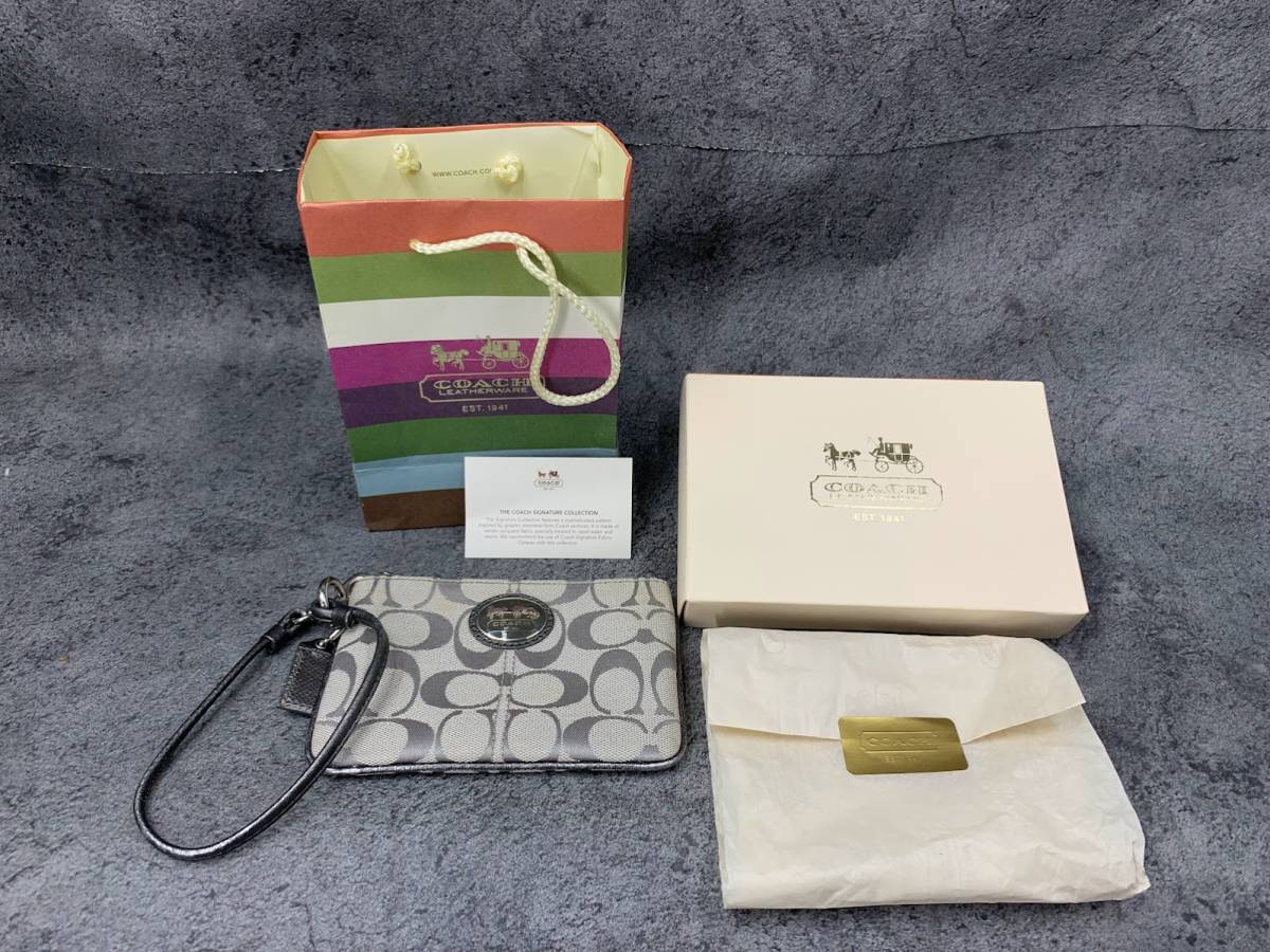 【 COACH ミニ ポーチ 小銭入れ 】カードケース 財布 リストレット 化粧ポーチ コインケース コーチ