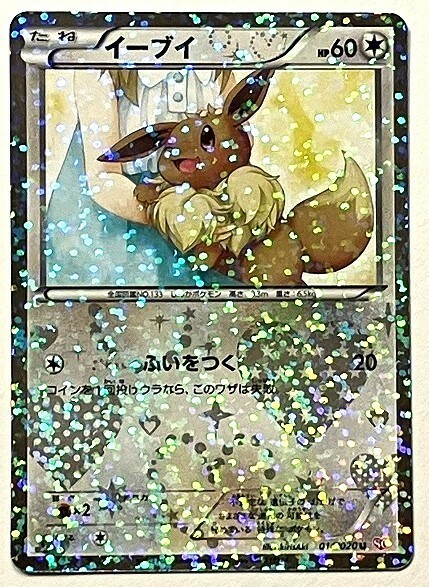 イーブイ　キラ　ポケモンカード　シャイニーコレクション　ＳＣ　014/020　2013　ポケットモンスター　pokemon card game　ポケカ