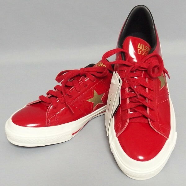 未使用★CONVERSE ONE STAR WAJIMA OX RED 26.5ｃｍ スニーカー ワンスター 輪島 赤 コンバース★