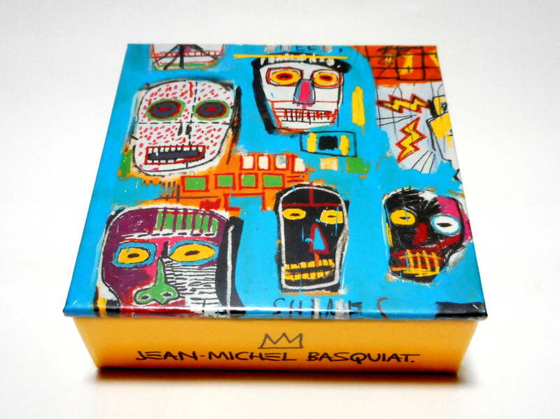 ジャン＝ミッシェル・バスキア グリーティングカードセット 封筒 アート 絵画 Jean-Michel Basquiat Mini FlipTop Notecard Box