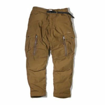 NANGA　TAKIBI DOWN PANTS ナンガ タキビ ダウンパンツ SIZE L コヨーテ