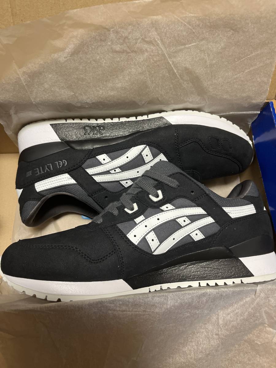 asics GEL LYTE I I I TQ7K4Y 29.0cm 新品未使用　アシックス　ゲルライト3 オニツカタイガー　黒白　ブラック