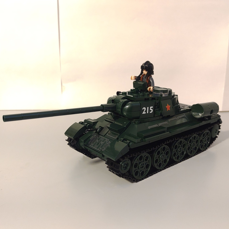 ソ連 T-34/85 中戦車 レゴ互換品