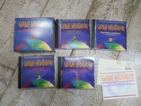 【中古CD/E0114】 Global Meditation/グローバルメディテーション 「Music From the Heart」 CD4枚組 輸入盤 ワールドミュージック