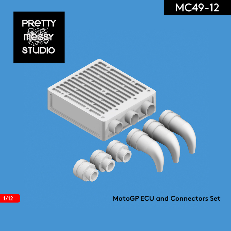 ３Ｄプリンター 1/12 MotoGP ECU コネクター セット #MC49-12
